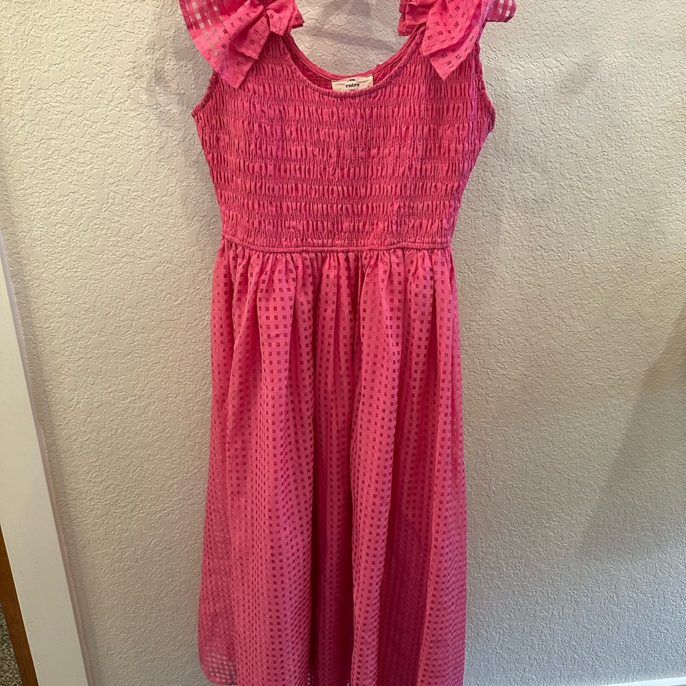 Ruthie Grace Pink Puff Sleeve Dress